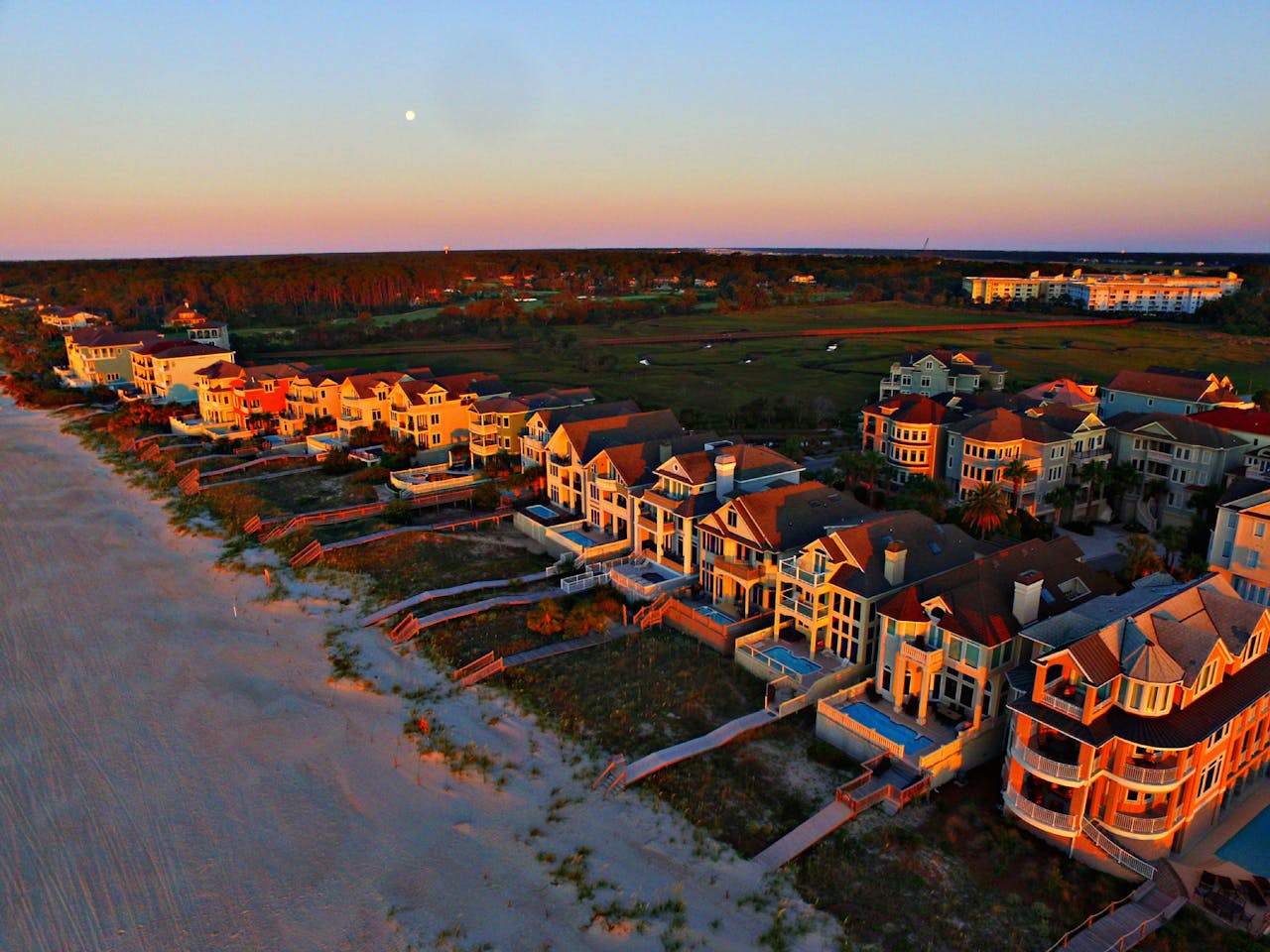 beach front houses